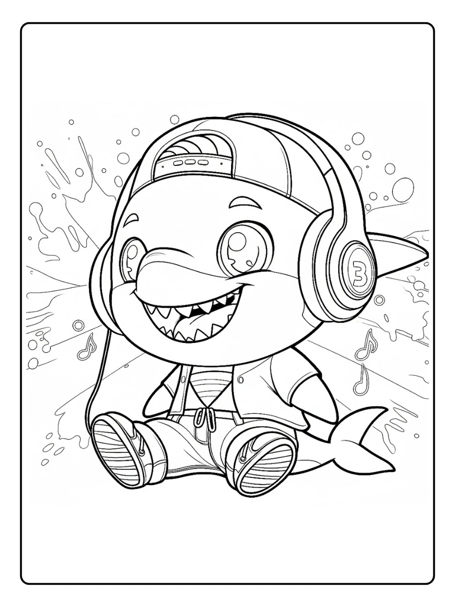 Desenho de Peixes para Colorir (5)