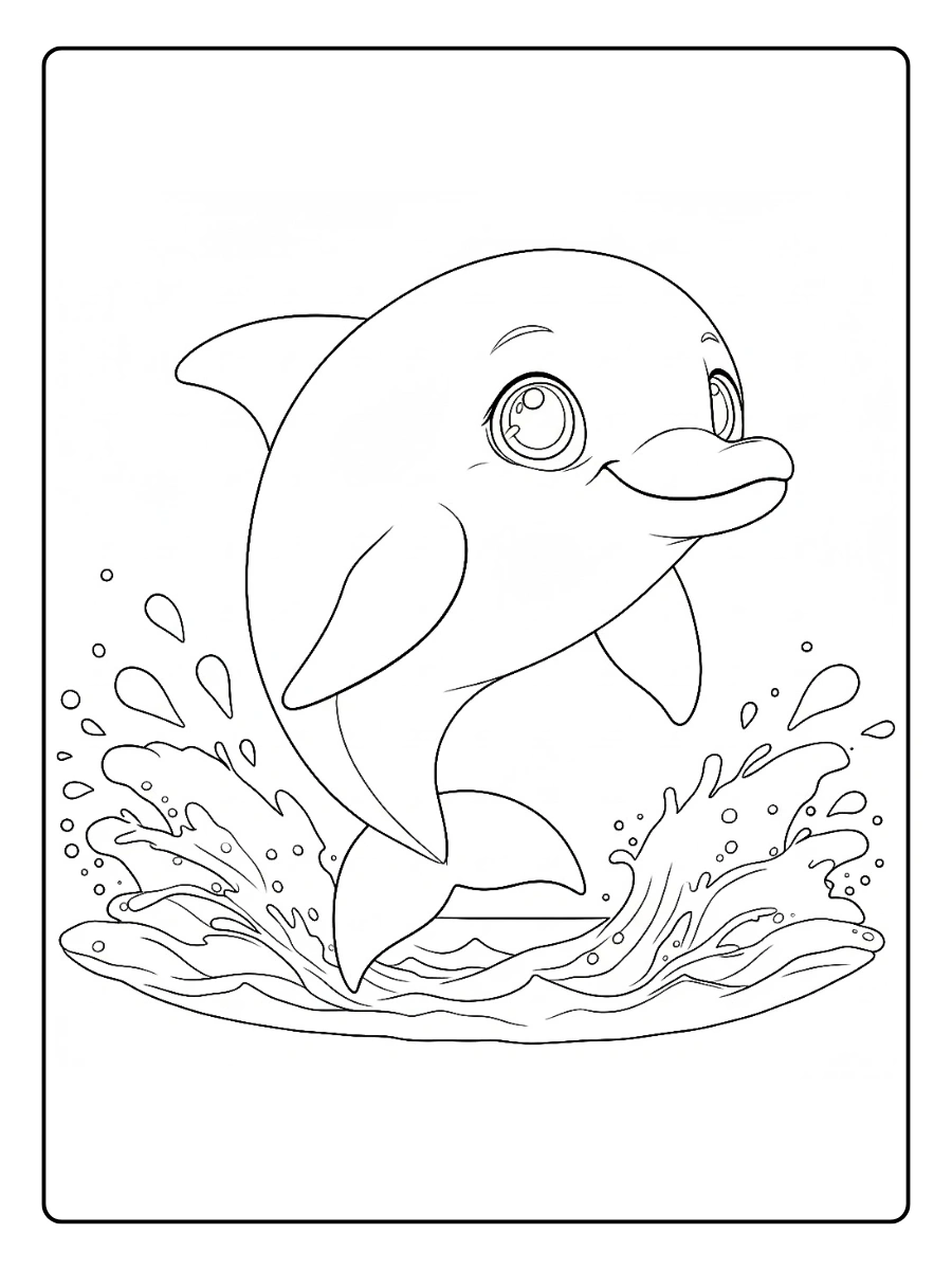 Desenho de Peixes para Colorir (9)