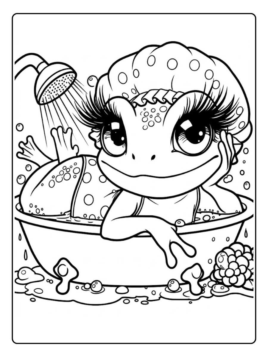 Desenho de Sapo para Colorir (12)