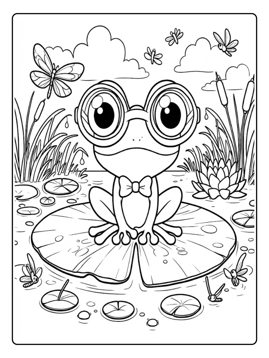 Desenho de Sapo para Colorir (13)