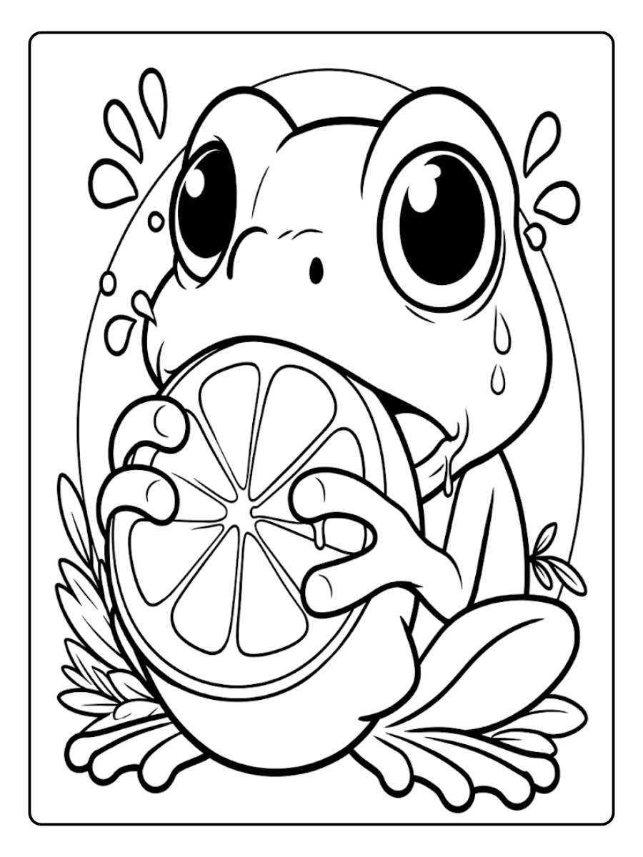 Desenho de Sapo para Colorir (14)