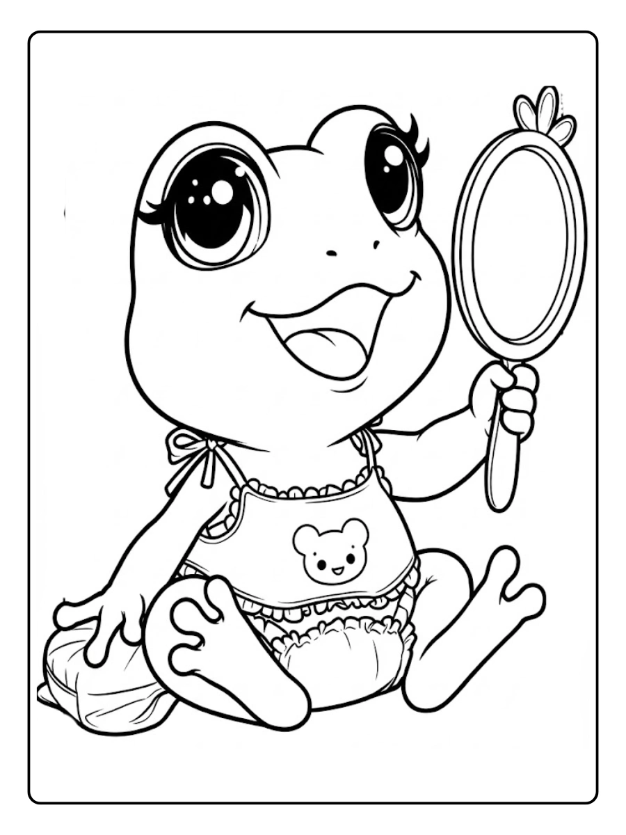 Desenho de Sapo para Colorir (15)