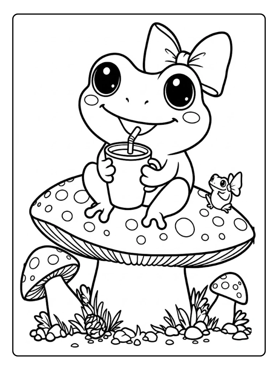 Desenho de Sapo para Colorir (5)