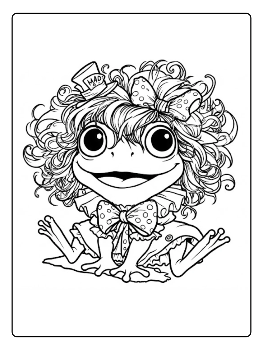 Desenho de Sapo para Colorir (7)