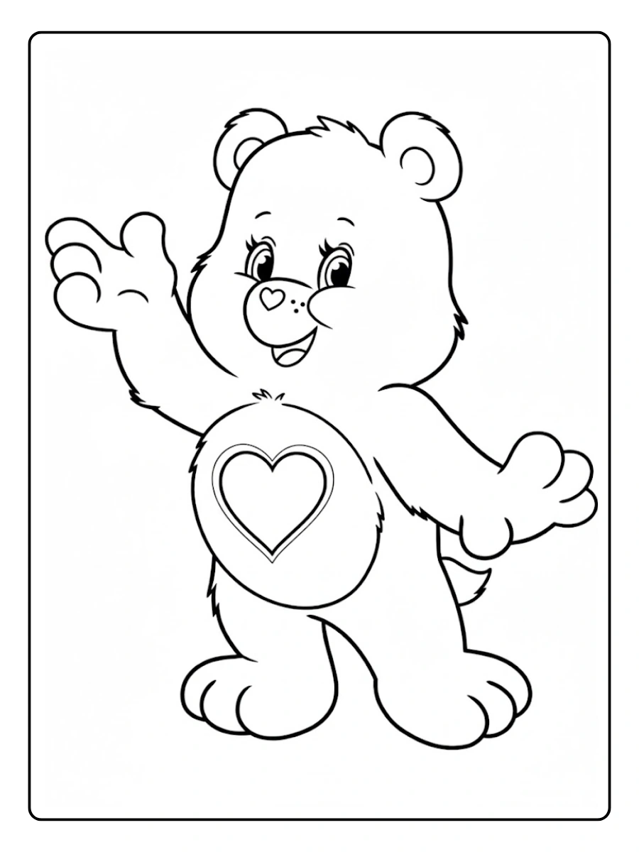 Desenho de Ursos para Colorir (2)