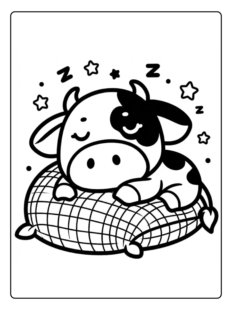 Desenho de Vaca para Colorir (10)