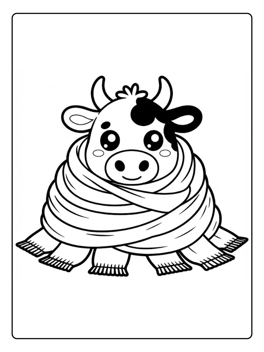 Desenho de Vaca para Colorir (11)