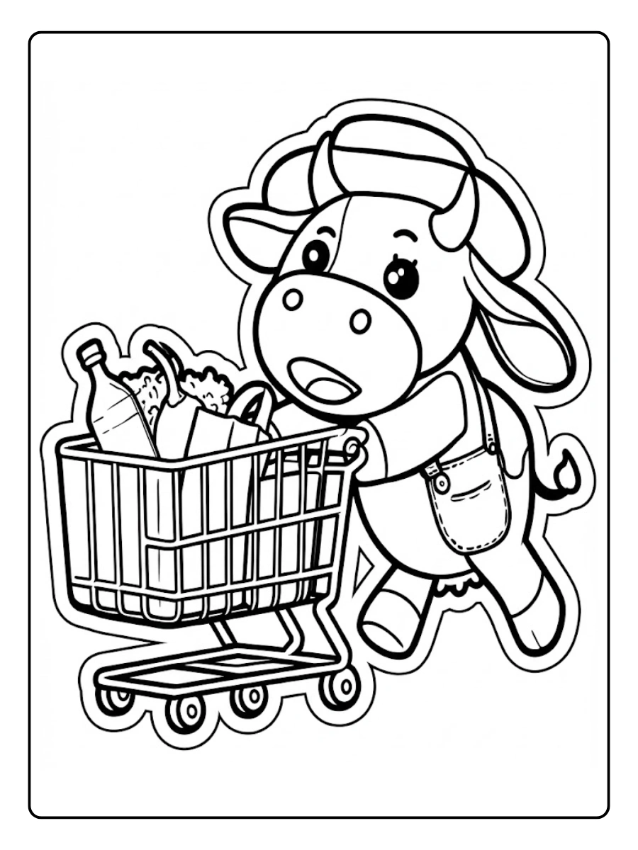 Desenho de Vaca para Colorir (13)