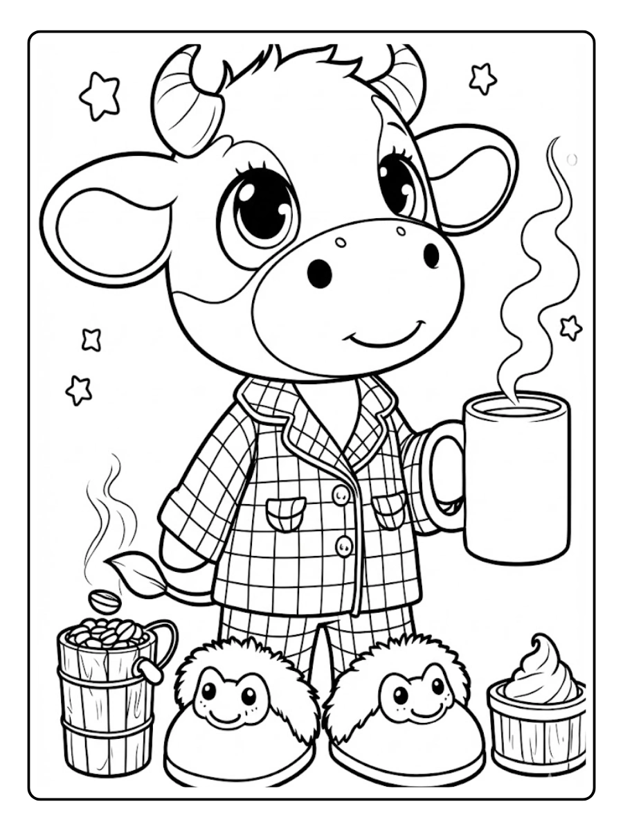 Desenho de Vaca para Colorir (8)