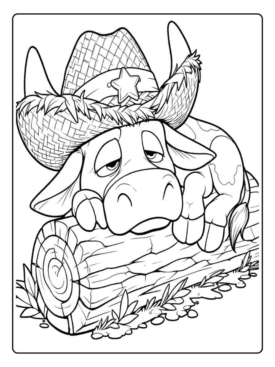 Desenho de Vaca para Colorir (9)