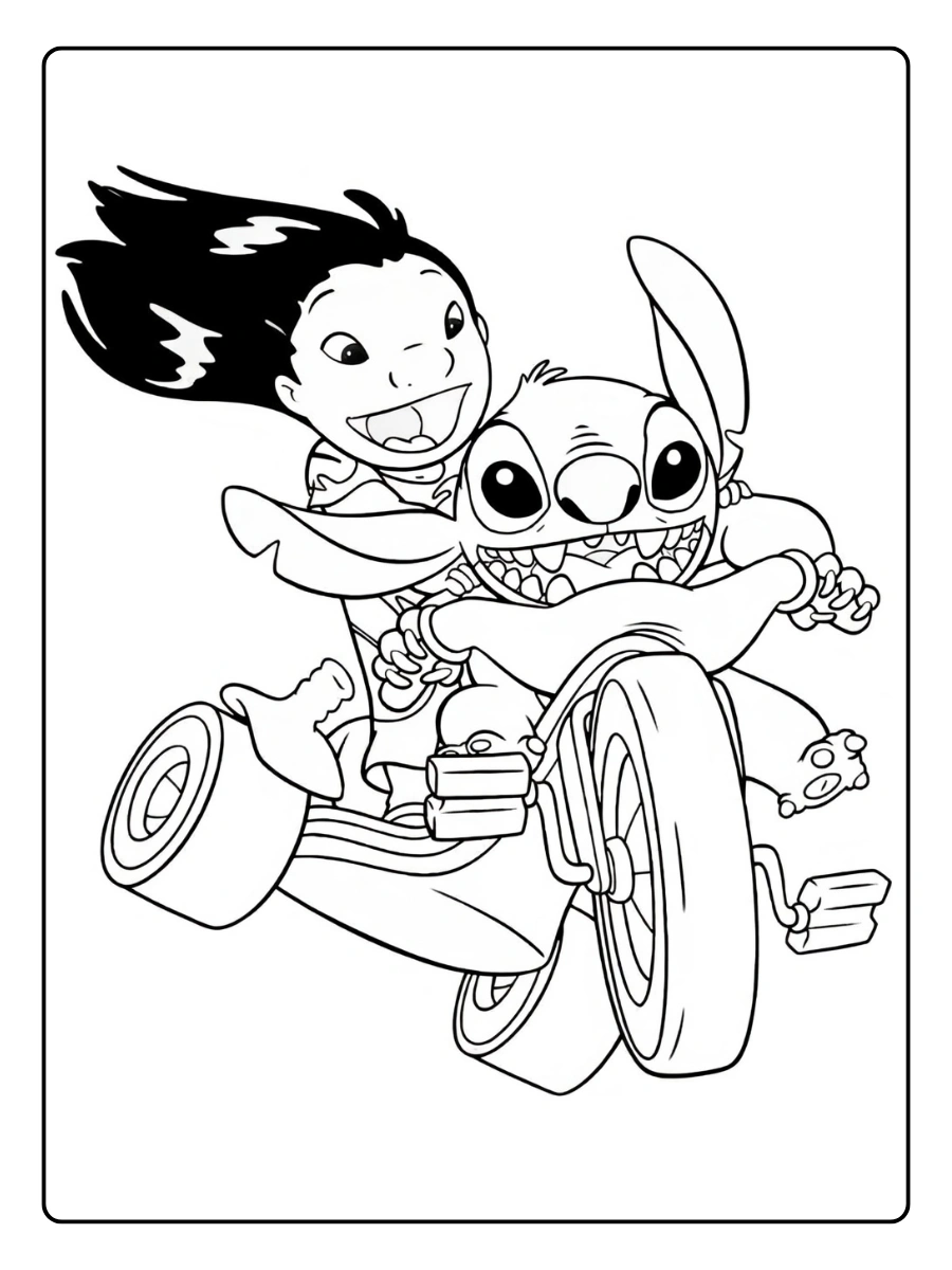 Desenho para Colorir Lilo e Stitch (10)