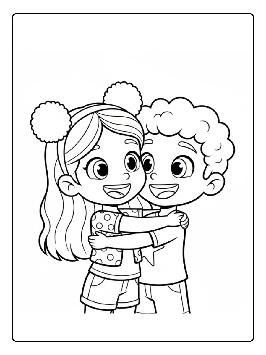 Desenho para Colorir Maria Clara e JP (8)