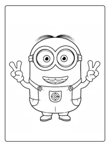 Desenho para Colorir Minions (10)