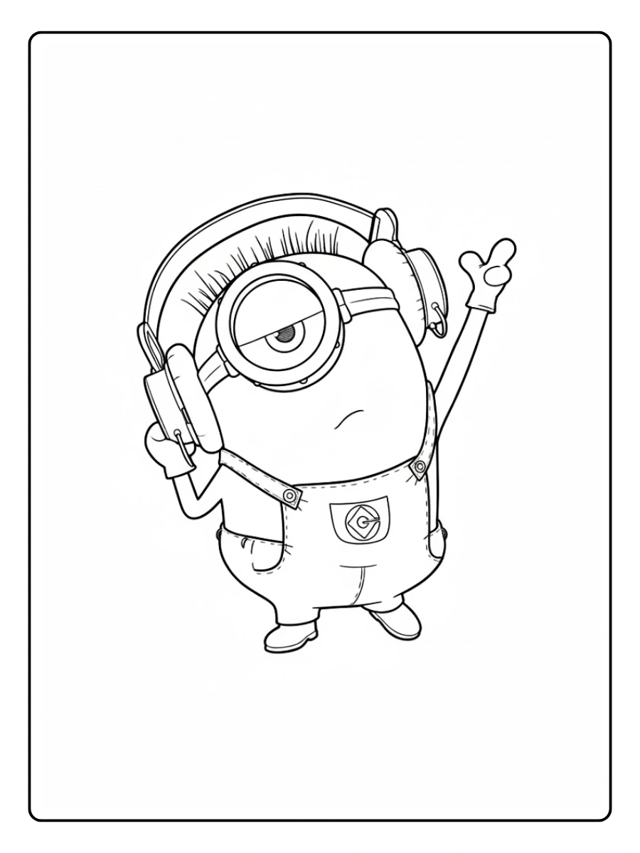 Desenho para Colorir Minions (12)