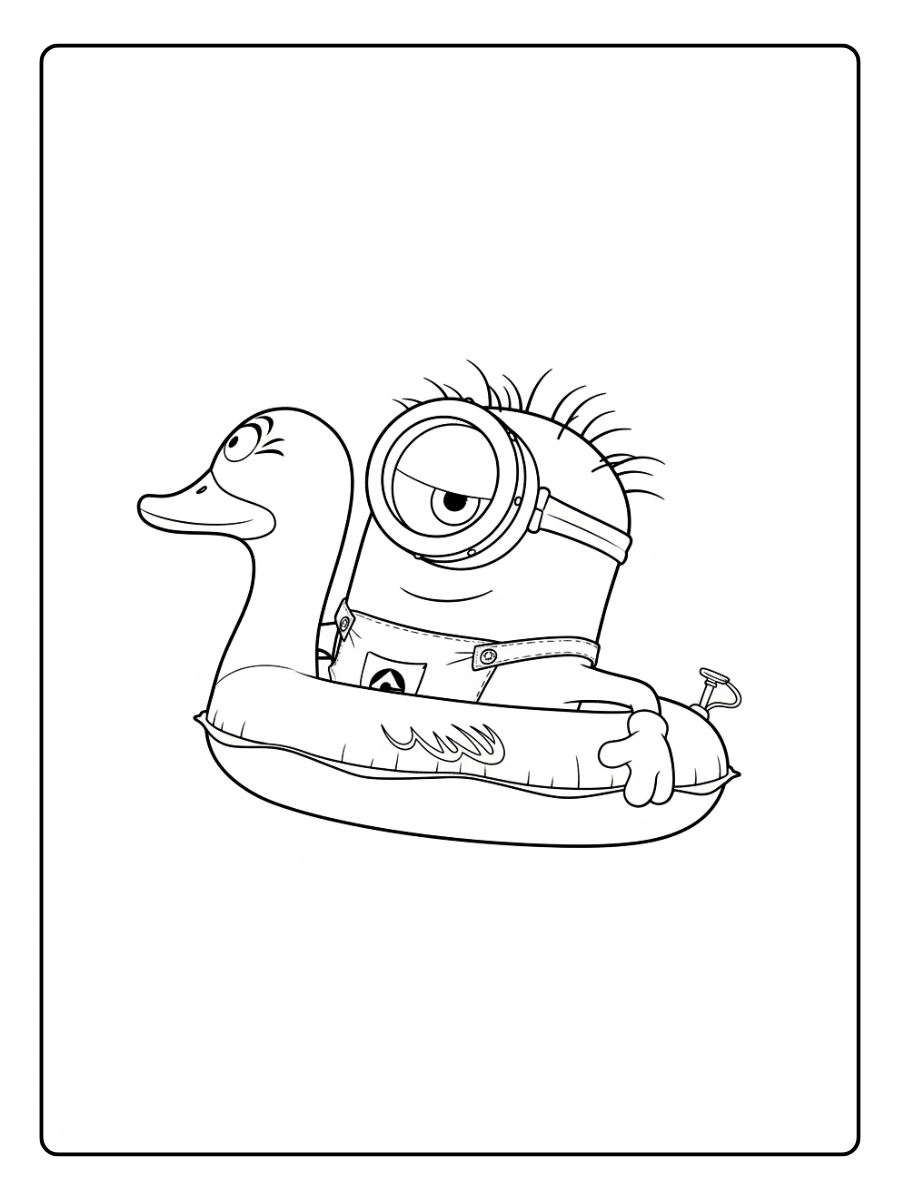 Desenho para Colorir Minions (5)