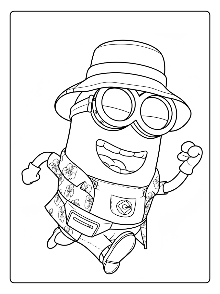 Desenho para Colorir Minions (6)