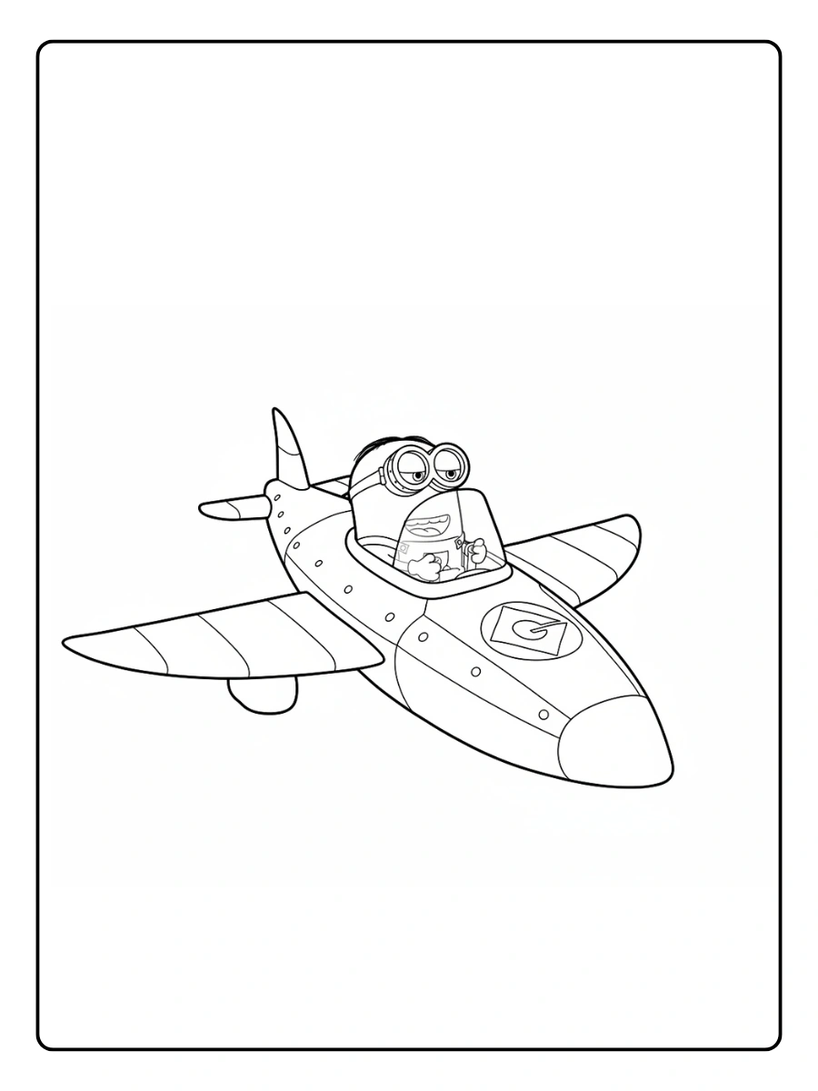 Desenho para Colorir Minions (7)