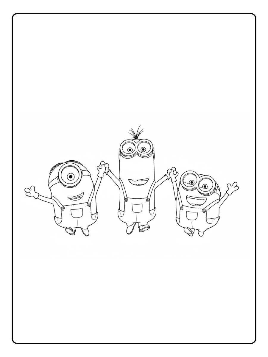 Desenho para Colorir Minions (8)