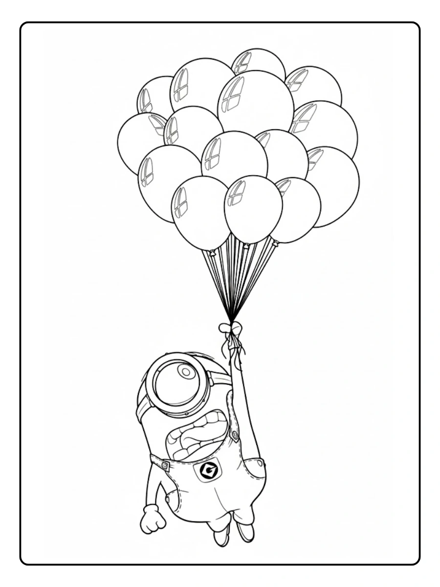 Desenho para Colorir Minions (9)