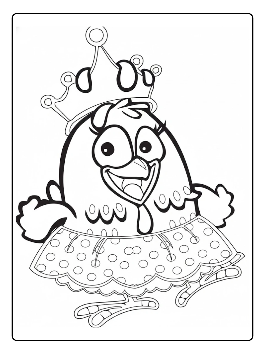 Desenhos Galinha Pintadinha para Colorir (10)