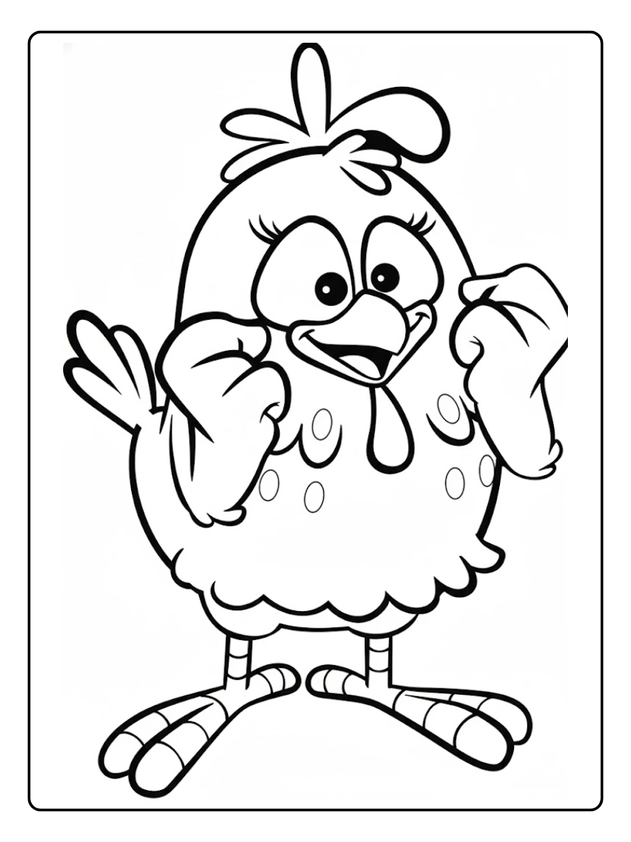 Desenhos Galinha Pintadinha para Colorir (12)