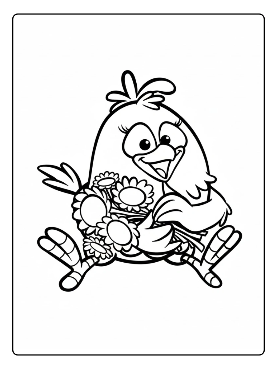 Desenhos Galinha Pintadinha para Colorir (15)