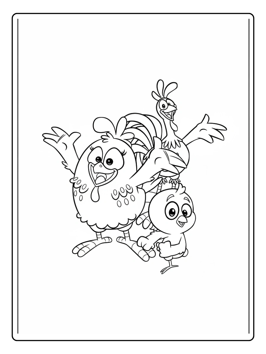 Desenhos Galinha Pintadinha para Colorir (5)