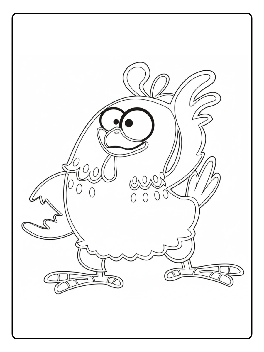 Desenhos Galinha Pintadinha para Colorir (6)
