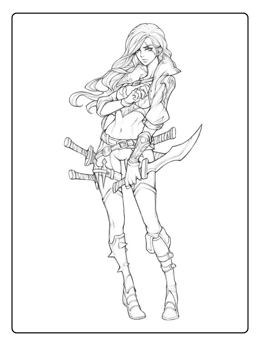 Desenhos League of Legends para colorir