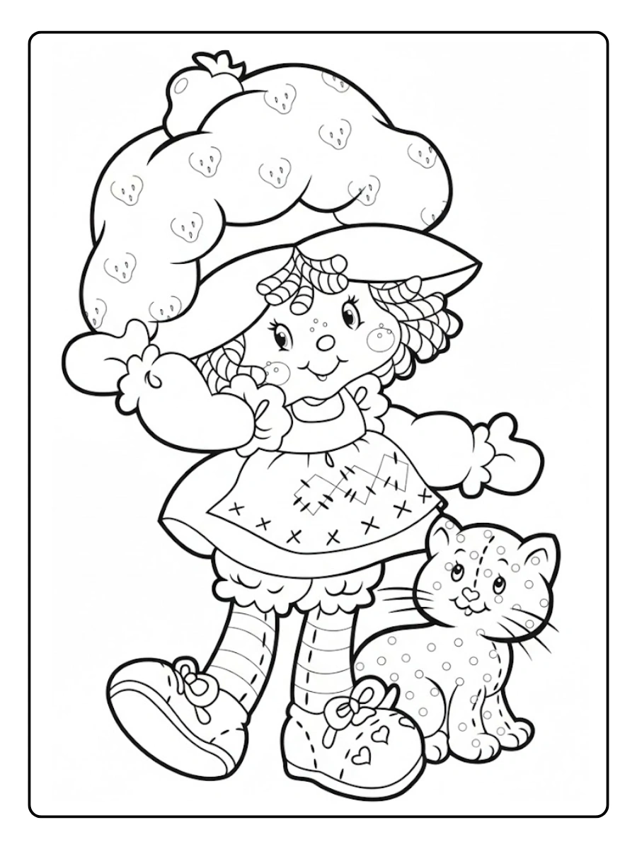 Desenhos Moranguinho para Colorir (1)