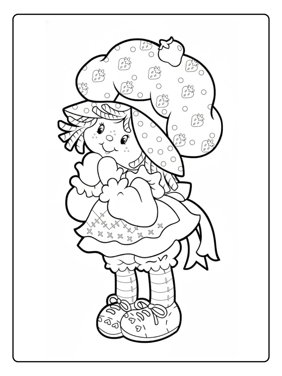 Desenhos Moranguinho para Colorir (2)