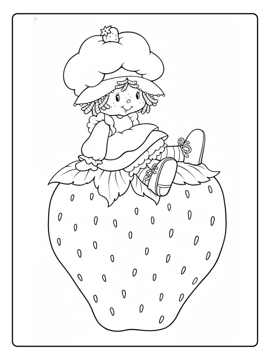 Desenhos Moranguinho para Colorir (5)