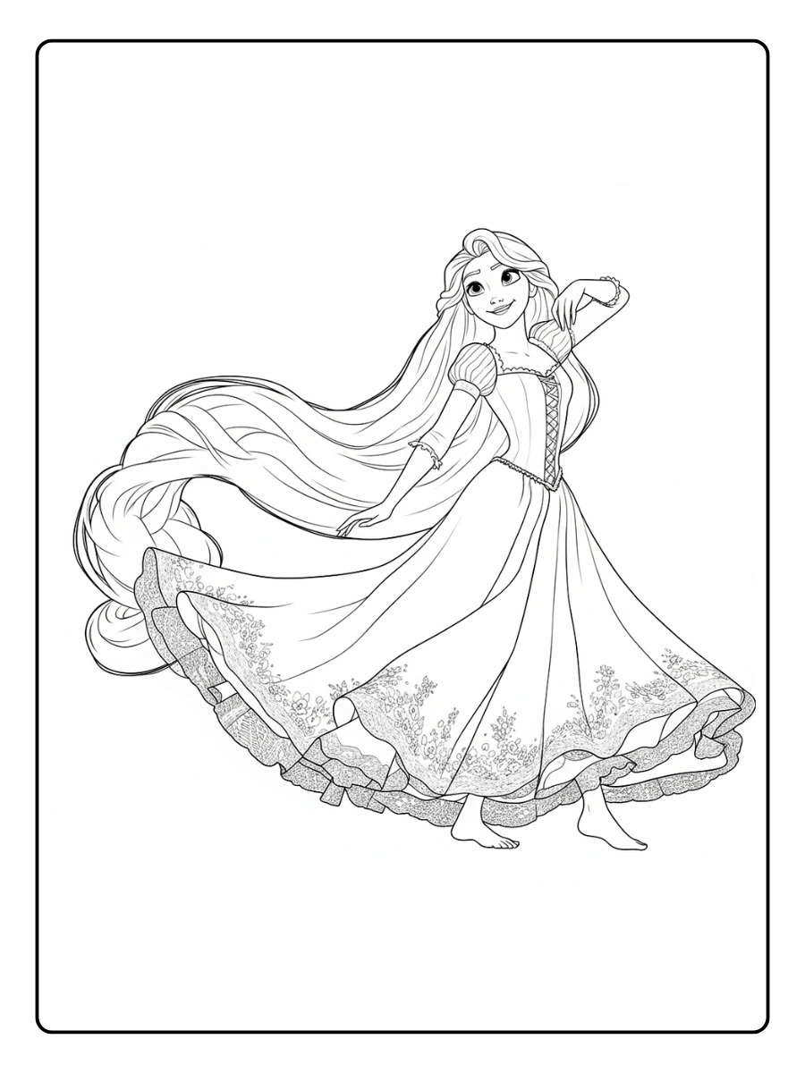Desenhos Rapunzel para Colorir (11)