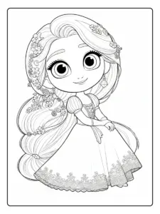 Desenhos Rapunzel para Colorir (4)