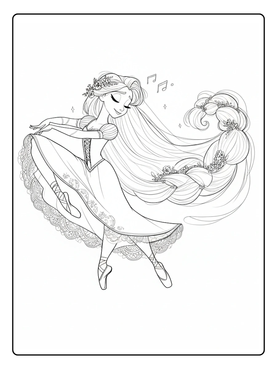 Desenhos Rapunzel para Colorir (9)
