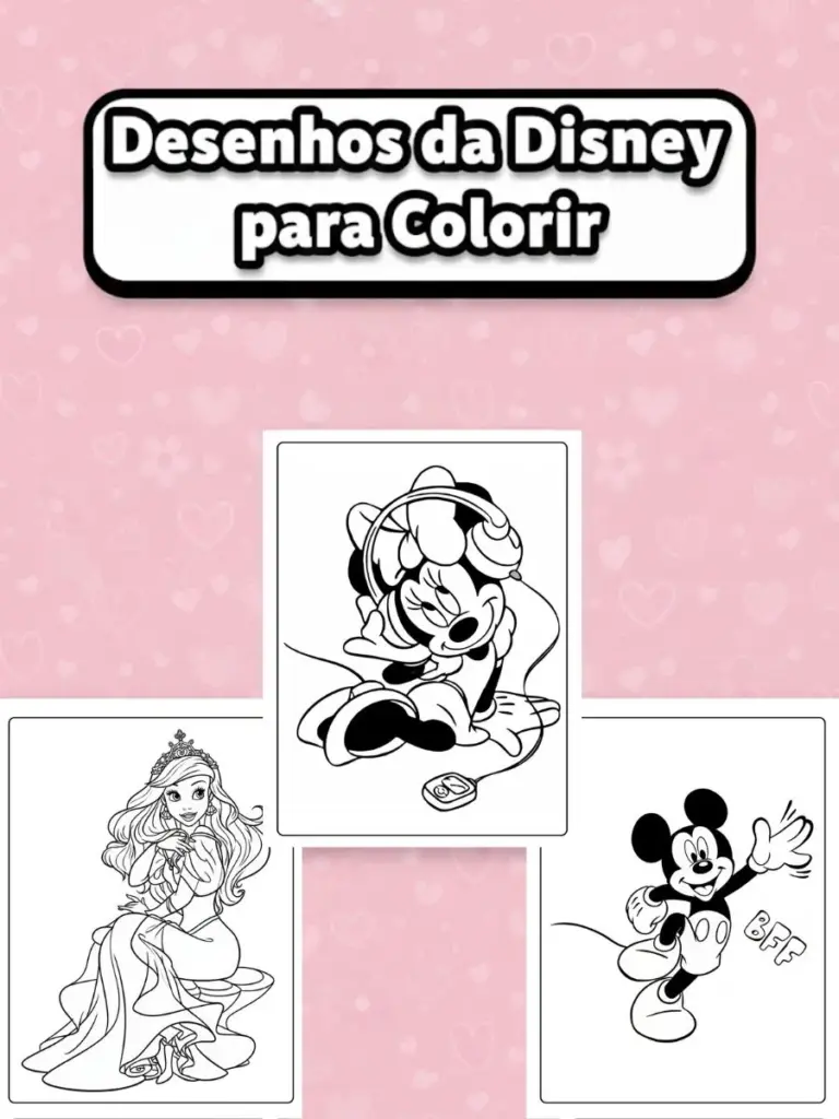 Desenhos da Disney para Colorir