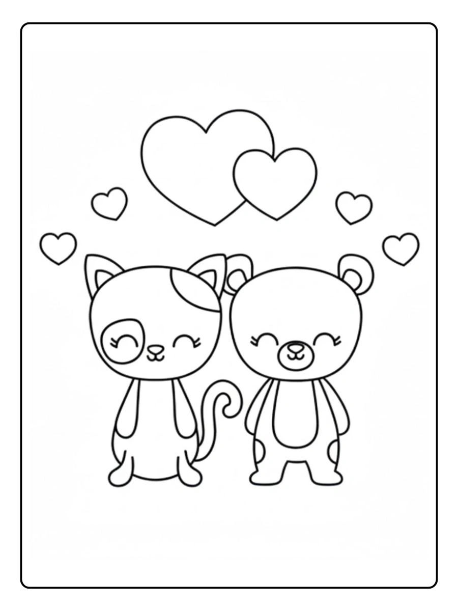 Desenhos de Amor para Colorir (4)