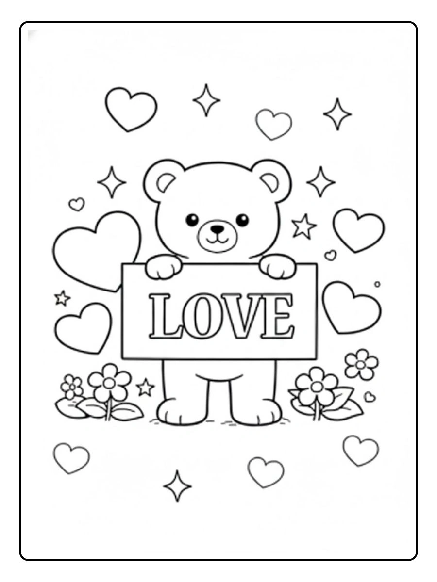 Desenhos de Amor para Colorir (5)