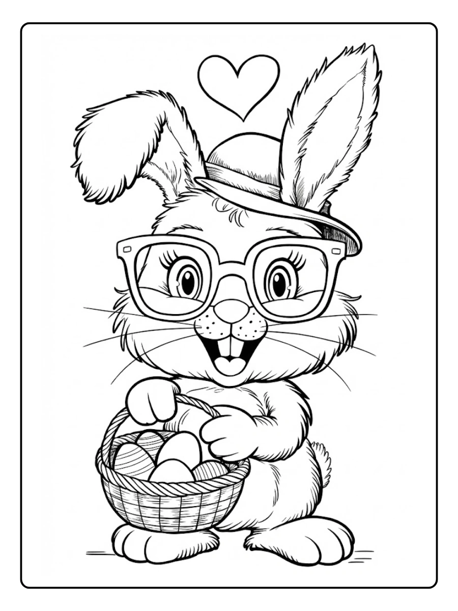 Desenhos de Coelho para Colorir (1)