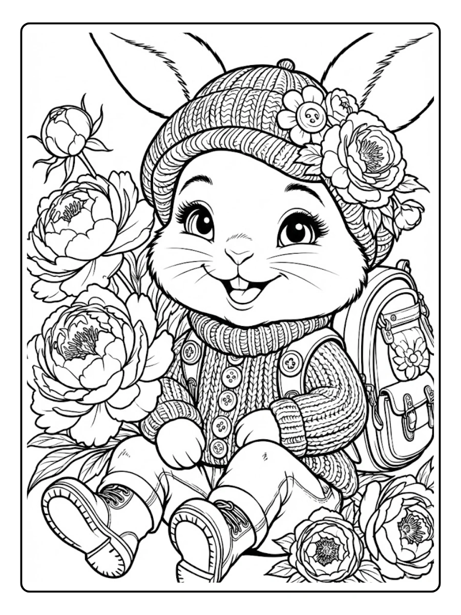 Desenhos de Coelho para Colorir (13)