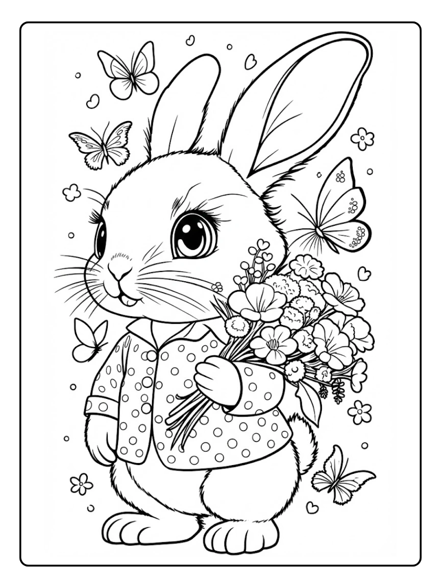 Desenhos de Coelho para Colorir (14)