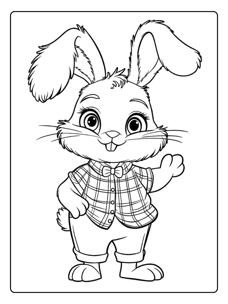 Desenhos de Coelho para Colorir (2)