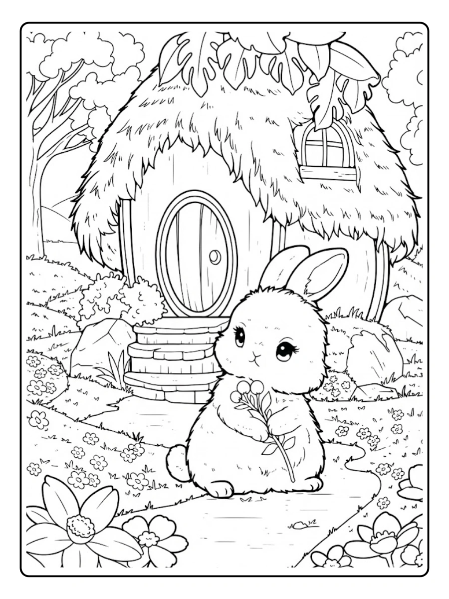 Desenhos de Coelho para Colorir (5)