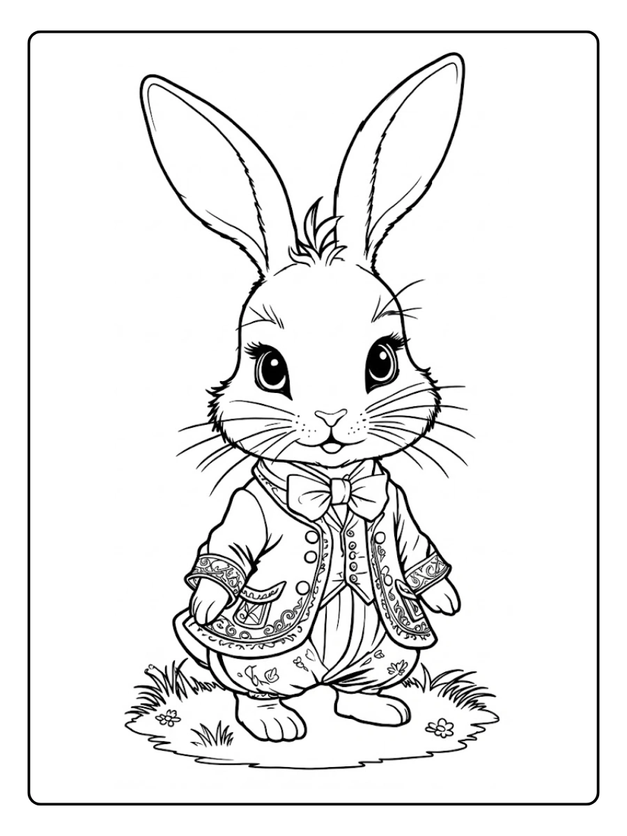 Desenhos de Coelho para Colorir (7)