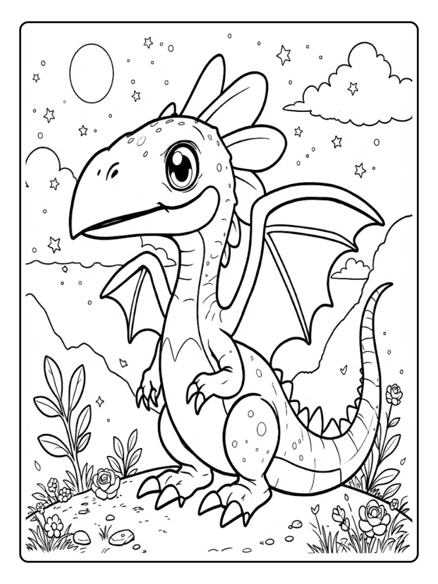 Desenhos de Dinossauro para Colorir (1)