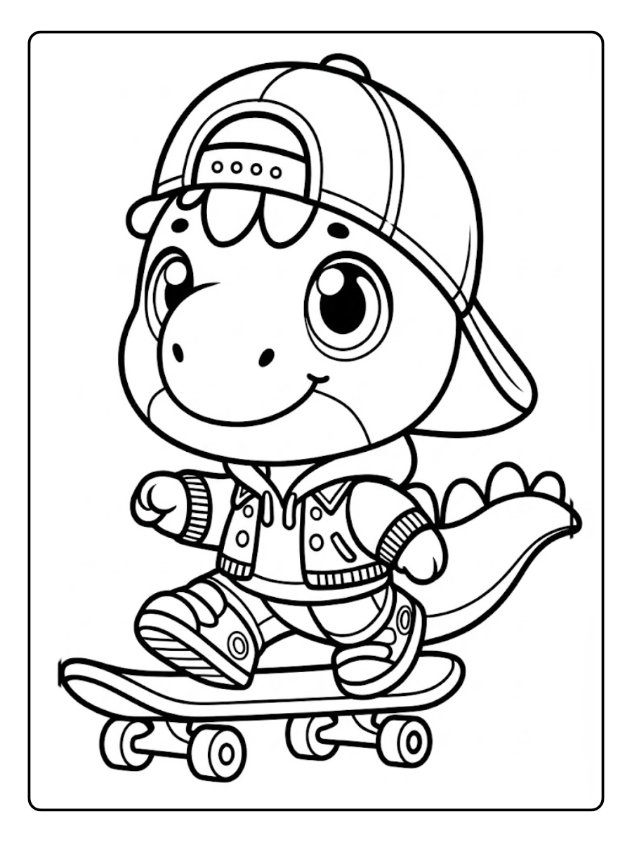 Desenhos de Dinossauro para Colorir (10)