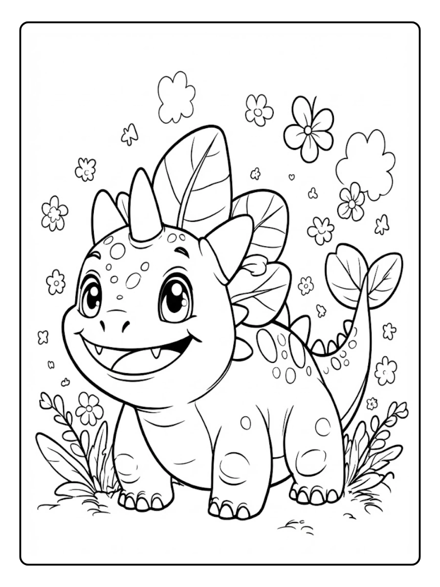 Desenhos de Dinossauro para Colorir (4)
