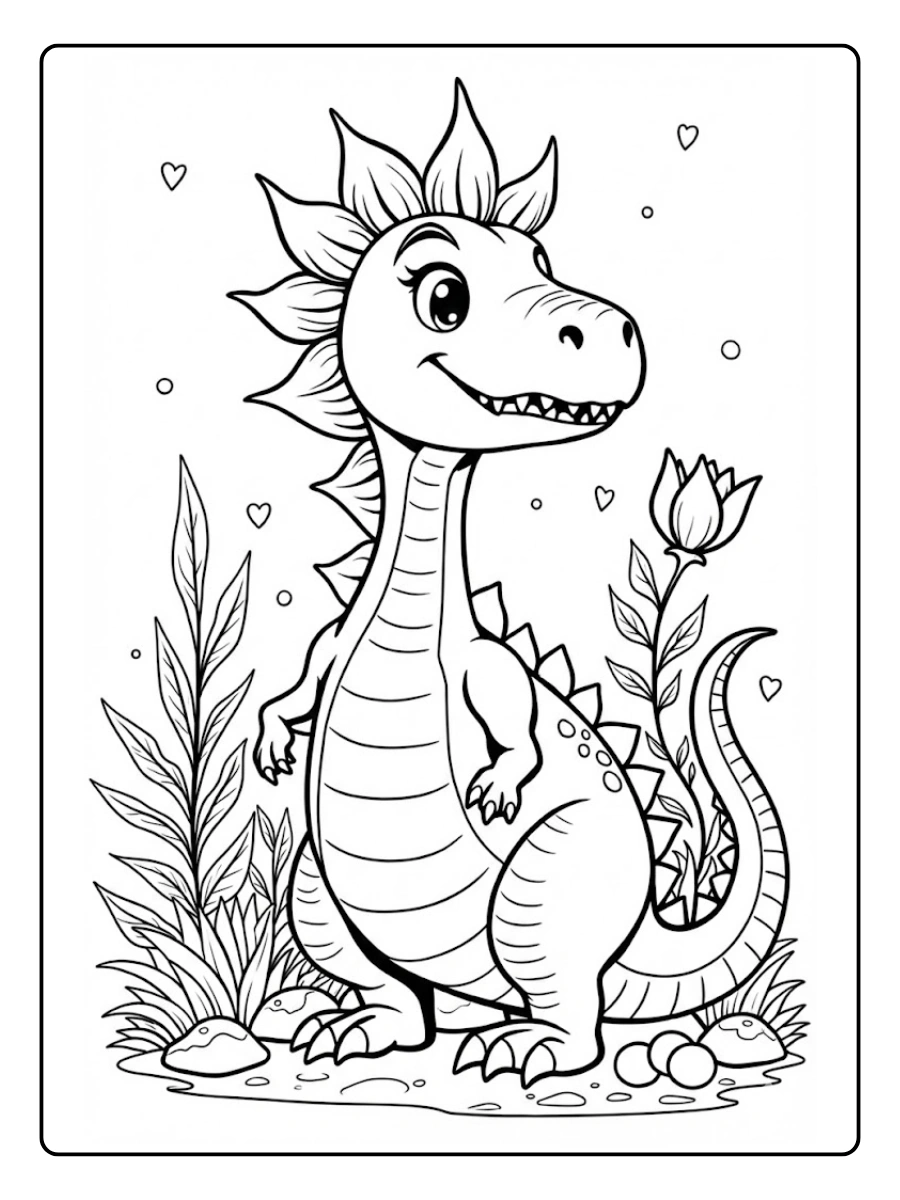 Desenhos de Dinossauro para Colorir (8)