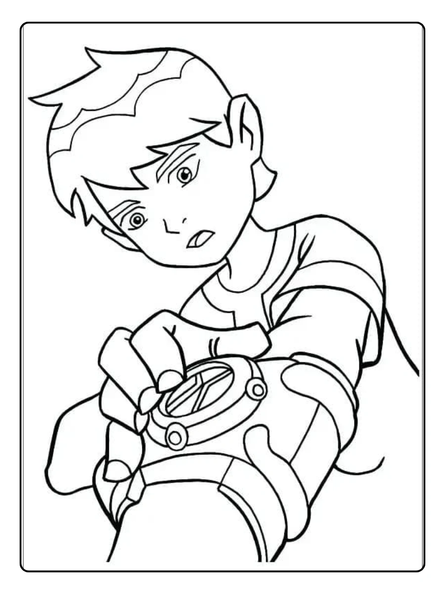 Desenhos do Ben 10 para colorir