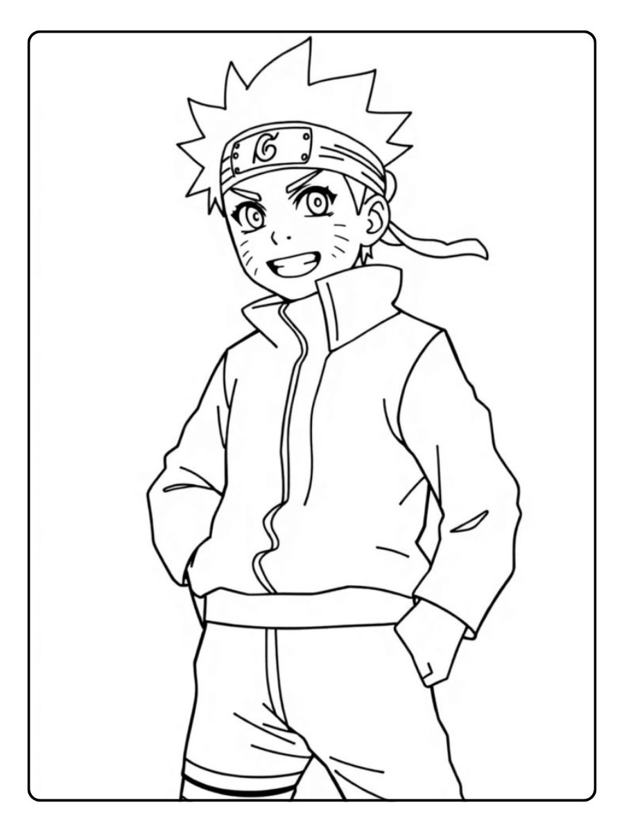 Desenhos do Naruto para colorir